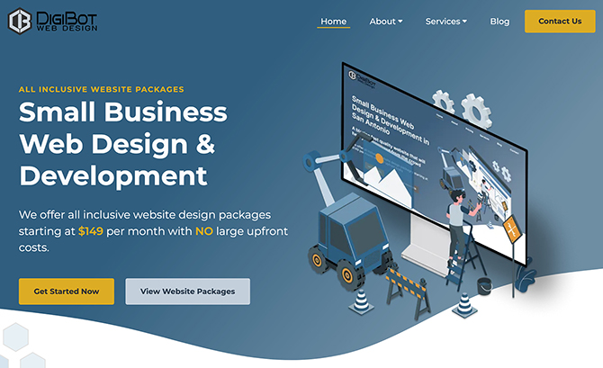 Digibot Web Design