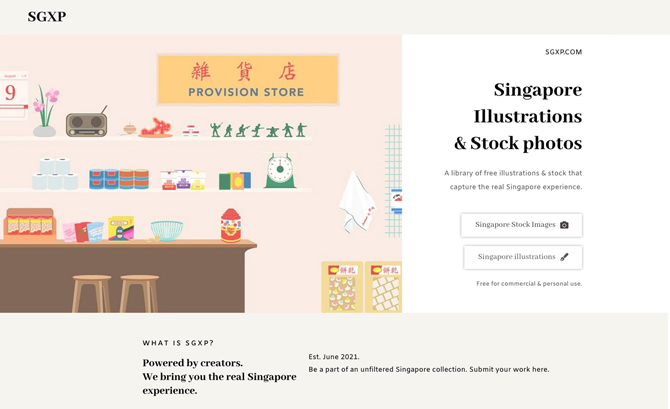 Singapore Stock photos & Illustration website