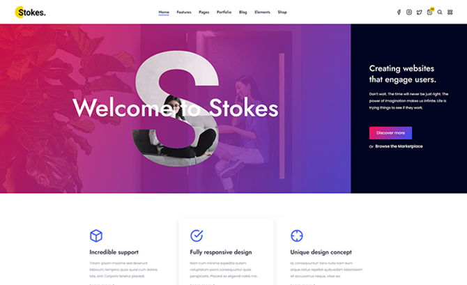 Stokes HTML5 Template