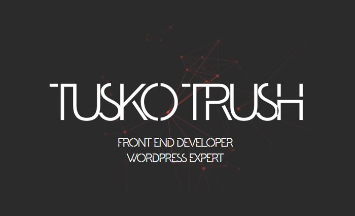 Tusko Trush - Front-End Developer