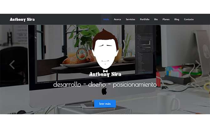 Anthony Sira | Diseño Web 