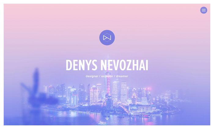Denys Nevozhai personal web site