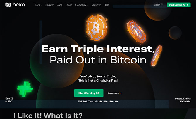 Nexo - Earn Triple Interest