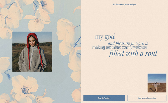 Ira Pozdeeva web designer