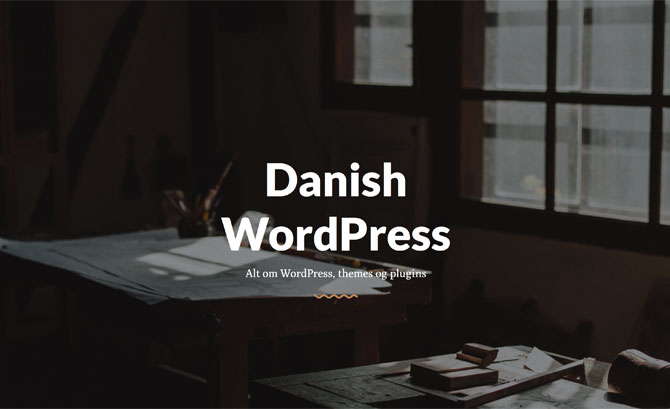 Danish WordPress