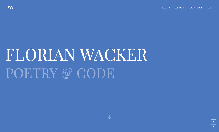 Florian Wacker. Poetry & Code.