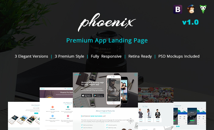 Phoenix App Landing Page