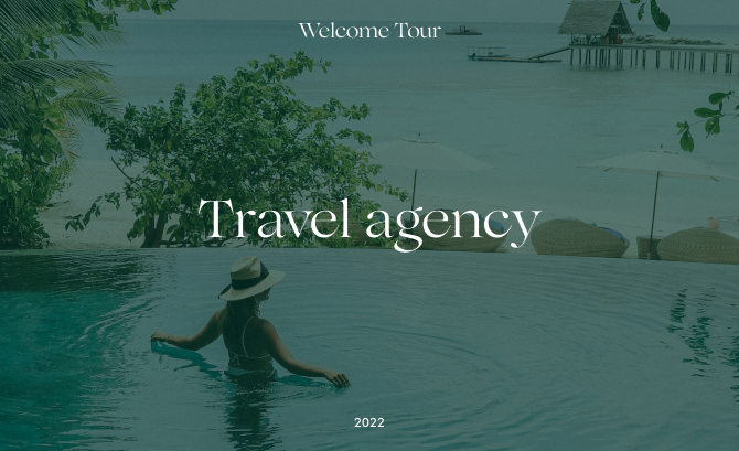Welcome Tour — Travel Agency