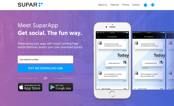 Supar Multi-Purpose Page