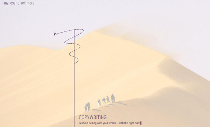 Web Copywriting Landing page