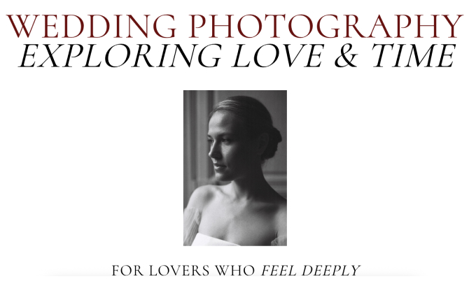 Wedding destination photography