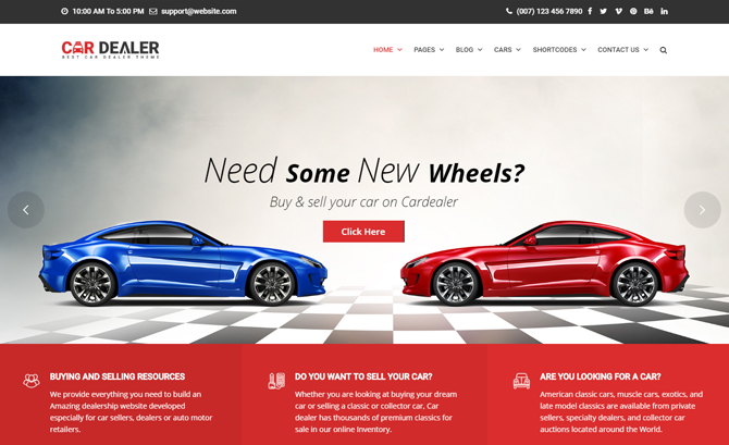 Car Dealer WordPress Theme