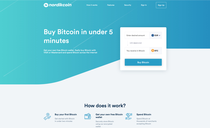 Nordik Coin Bitcoin Exchange