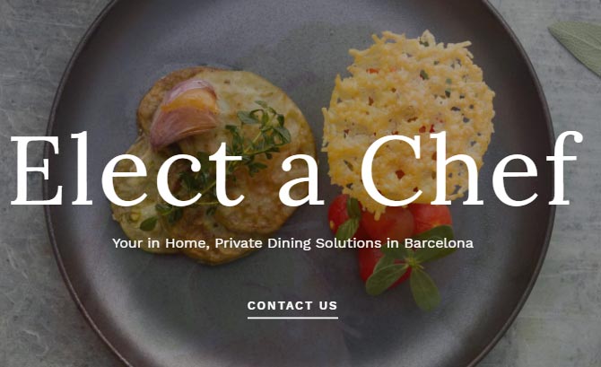 Private chef Barcelona
