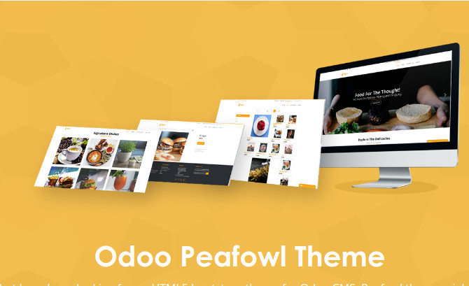 Peafowl Responsive Odoo Theme 