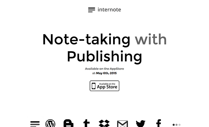 Internote - Notetaking with publishing