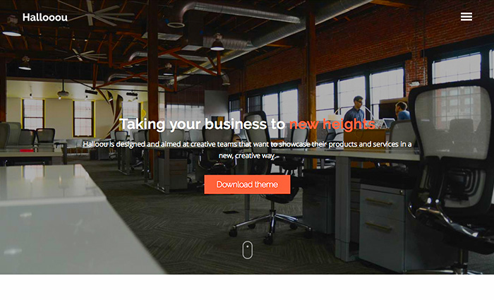 Hallooou - Free HTML5 Template