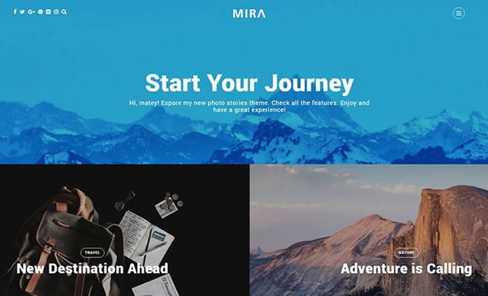 Mira WordPress Blog Theme