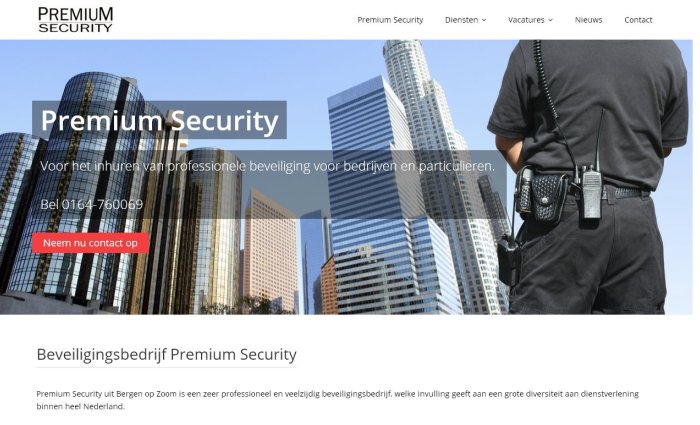Beveiligingsbedrijf Premium Security Bergen op Zoom
