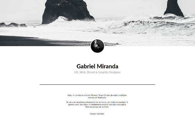 Gabriel Miranda Portfolio CV